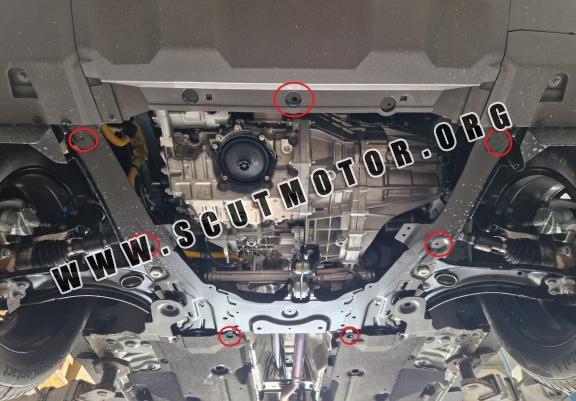 Scut motor din aluminiu Dacia Duster - 4x2 + 4x4
