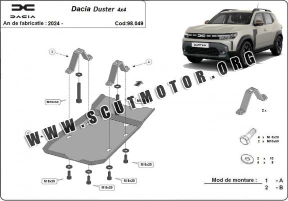 Scut diferențial spate Dacia Duster 4x4