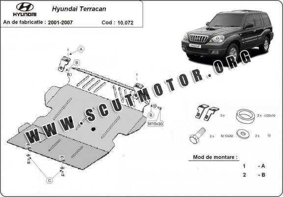 Scut motor metalic Hyundai Terracan