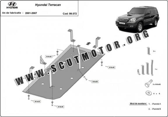 Scut rezervor Hyundai Terracan