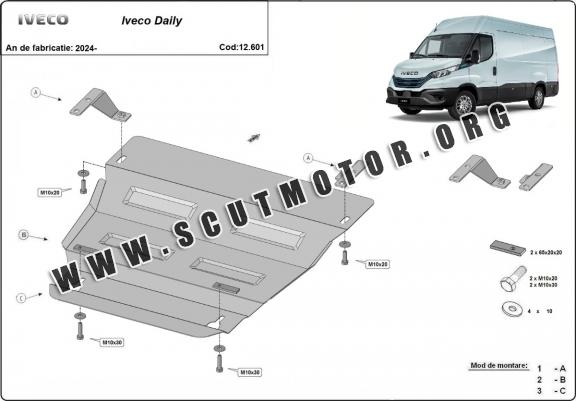 Scut motor metalic Iveco Daily 7
