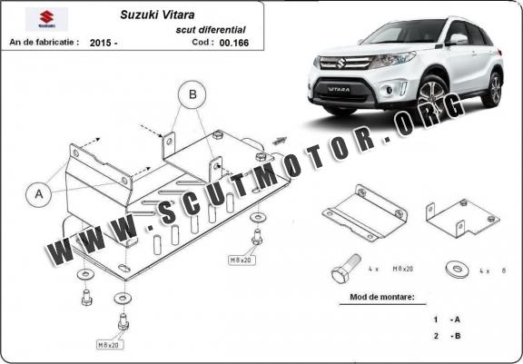Scut diferențial din aluminiu Suzuki Vitara