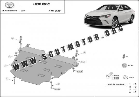 Scut motor din aluminiu Toyota Camry