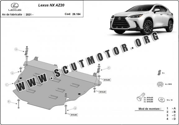 Scut motor din aluminiu Lexus NX AZ20