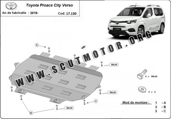 Scut motor metalic Toyota Proace City Verso