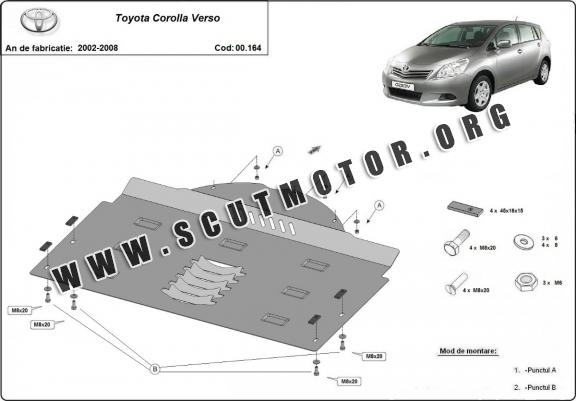 Scut antifurt catalizator pentru Toyota Corolla Verso