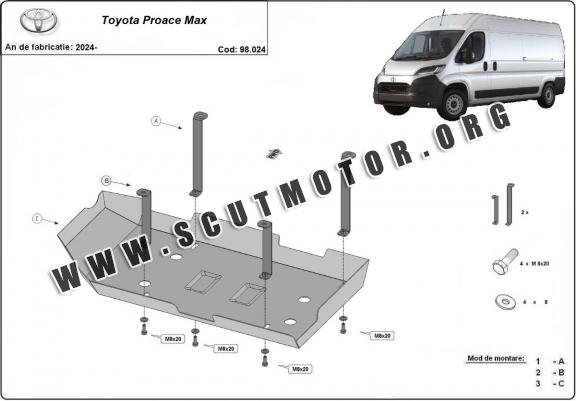 Scut rezervor AdBlue Toyota Proace Max