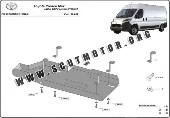 Scut rezervor AdBlue Toyota Proace Max - P1001282