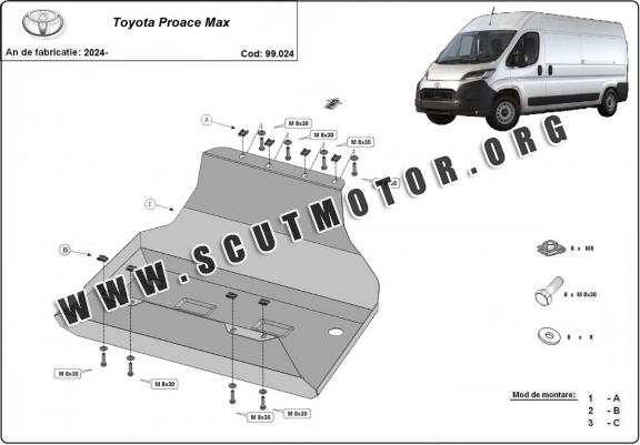 Scut rezervor Toyota Proace Max