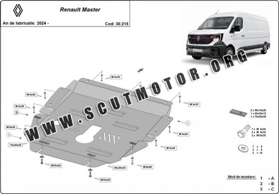 Scut motor metalic Renault Master