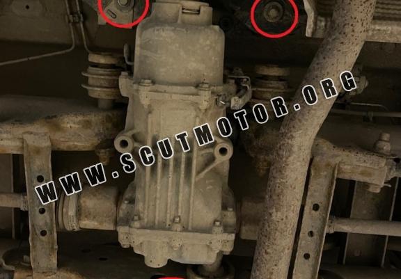 Scut diferențial din aluminiu Dacia Duster, motorizare 4x4