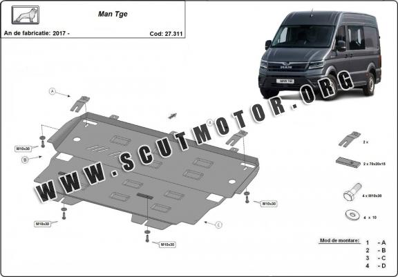 Scut motor MAN Tge