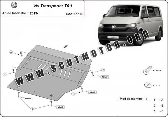 Scut motor Volkswagen Transporter T6.1