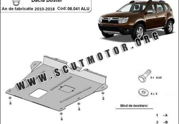 Scut motor din aluminiu Dacia Duster