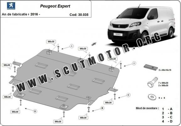Scut motor metalic Peugeot Expert