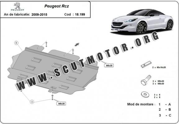 Scut motor metalic Peugeot RCZ