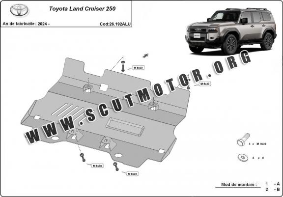 Scut radiator din aluminiu Toyota Land Cruiser 250