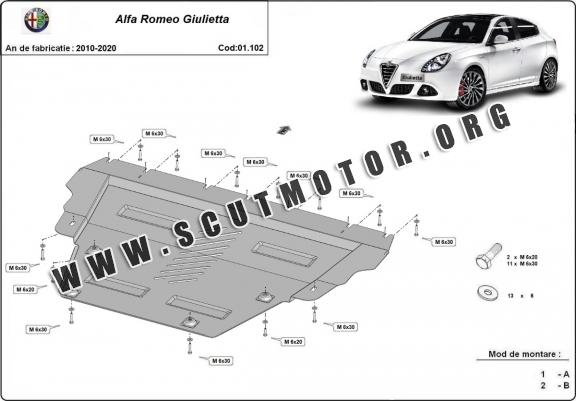 Scut motor metalic Alfa Romeo Giulietta