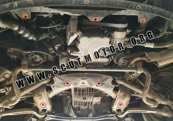 Scut motor metalic Audi A6, fără laterale