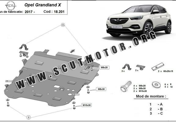 Scut motor metalic Opel Grandland X
