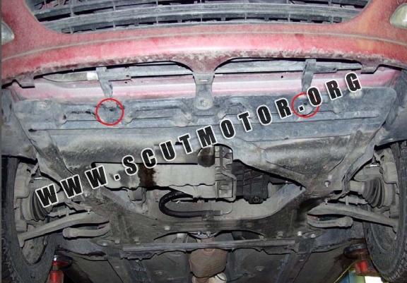 Scut motor metalic Peugeot 406
