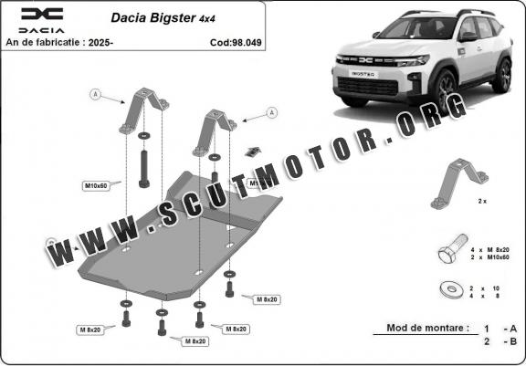 Scut diferențial spate Dacia Bigster 4x4