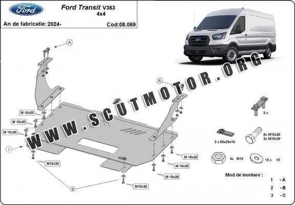 Scut motor metalic Ford Transit V363 4x4