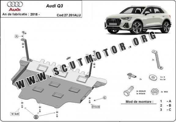 Scut motor din aluminiu Audi Q3