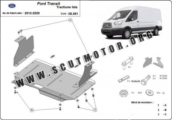 Scut motor Ford Transit (tracțiune față)