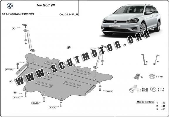 Scut motor din aluminiu Vw Golf VII