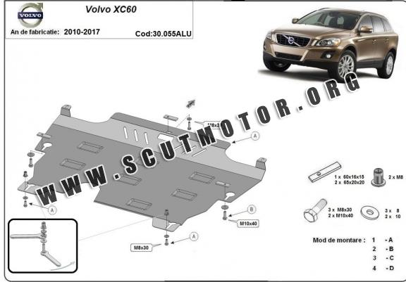 Scut motor din aluminiu Volvo XC60