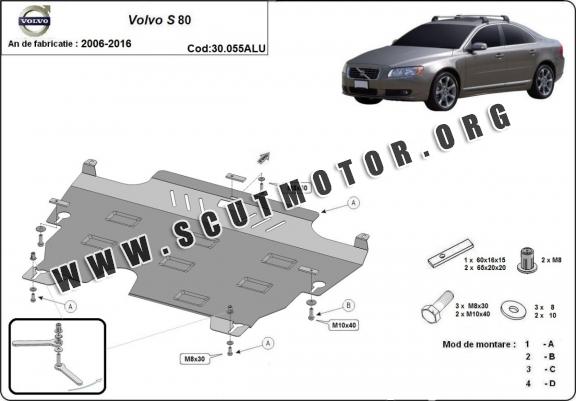 Scut motor din aluminiu Volvo S80