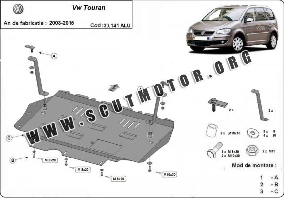 Scut motor din aluminiu Volkswagen Touran