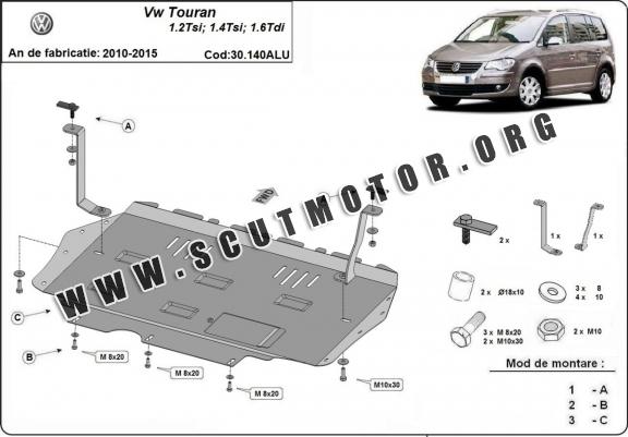 Scut motor din aluminiu Volkswagen Touran