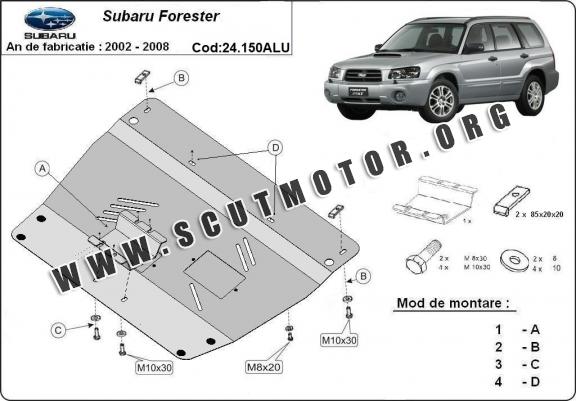 Scut motor din aluminiu Subaru Forester