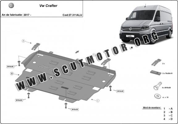 Scut motor din aluminiu Vw Crafter