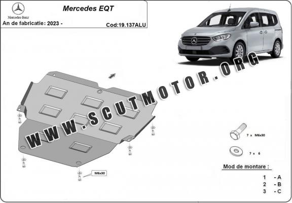 Scut motor din aluminiu Mercedes EQT