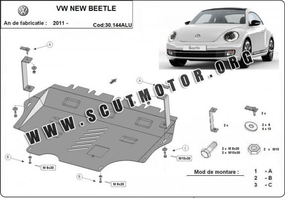 Scut motor din aluminiu Volkswagen New Beetle