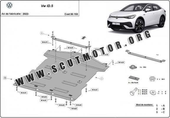 Scut motor metalic Volkswagen ID 5
