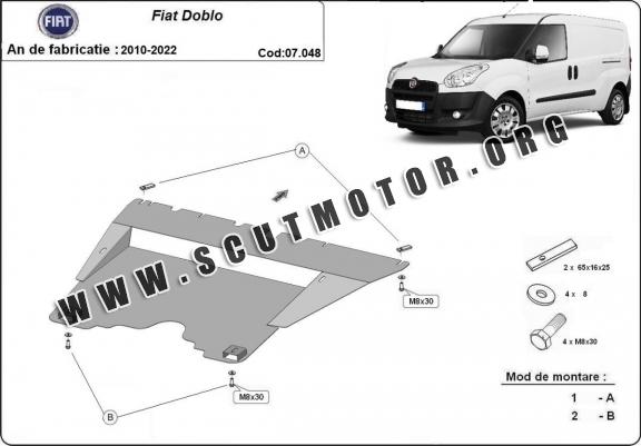 Scut motor metalic Fiat Doblo