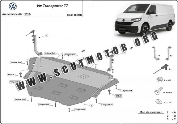 Scut motor metalic Volkswagen Transporter T7