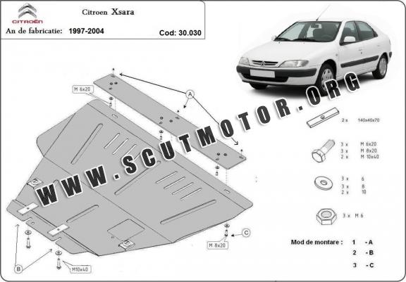 Scut motor metalic Citroen Xsara