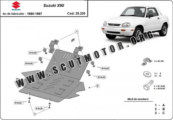 Scut motor metalic Suzuki X90