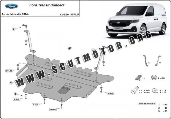 Scut motor din aluminiu Ford Transit Connect