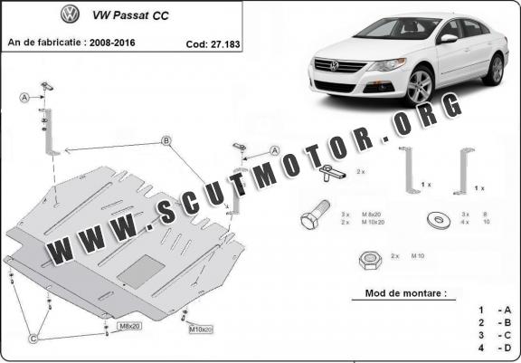 Scut motor metalic VW Passat CC