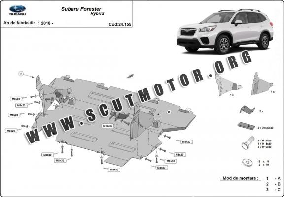 Scut motor metalic Subaru Forester Hybrid