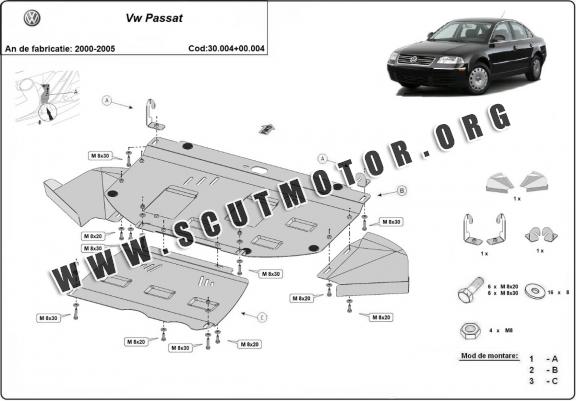 Set de scuturi VW Passat B5.5