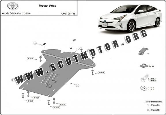 Scut antifurt catalizator pentru Toyota Prius 4