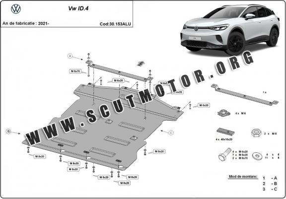 Scut motor din aluminiu Volkswagen ID.4