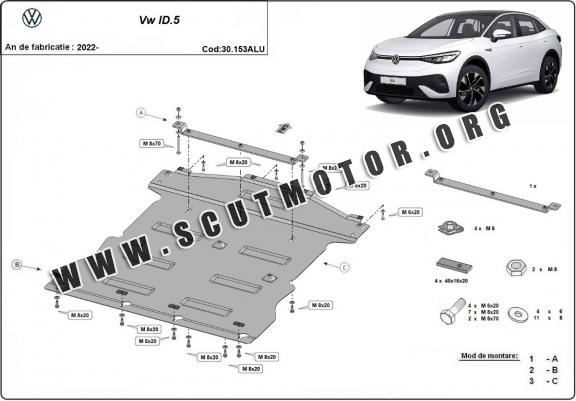 Scut motor din aluminiu Volkswagen ID.5